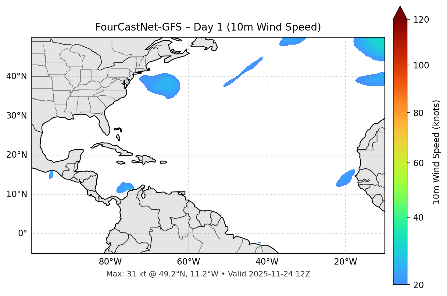 FourCastNet-GFS - Day 01