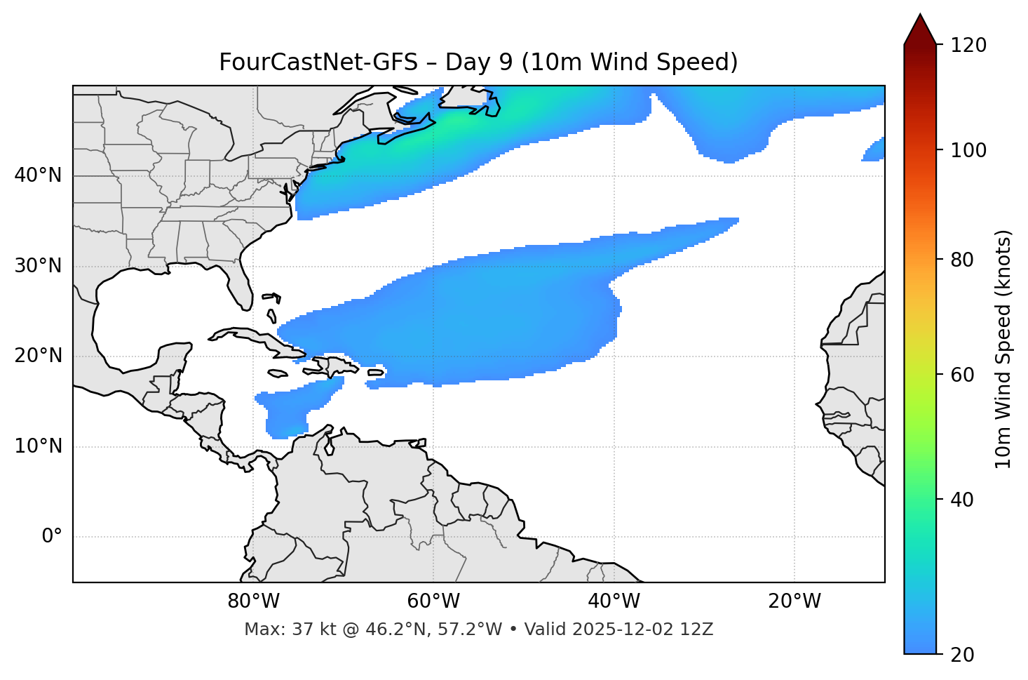FourCastNet-GFS - Day 09