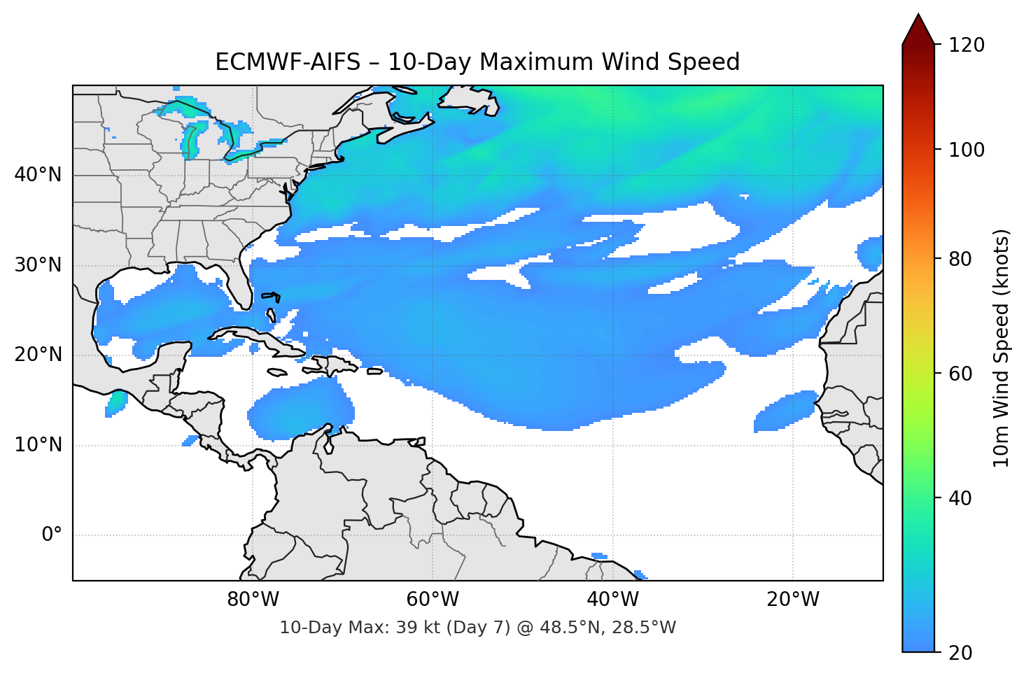 ECMWF-AIFS 10-Day Max