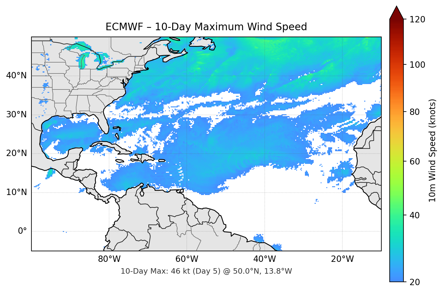 ECMWF 10-Day Max