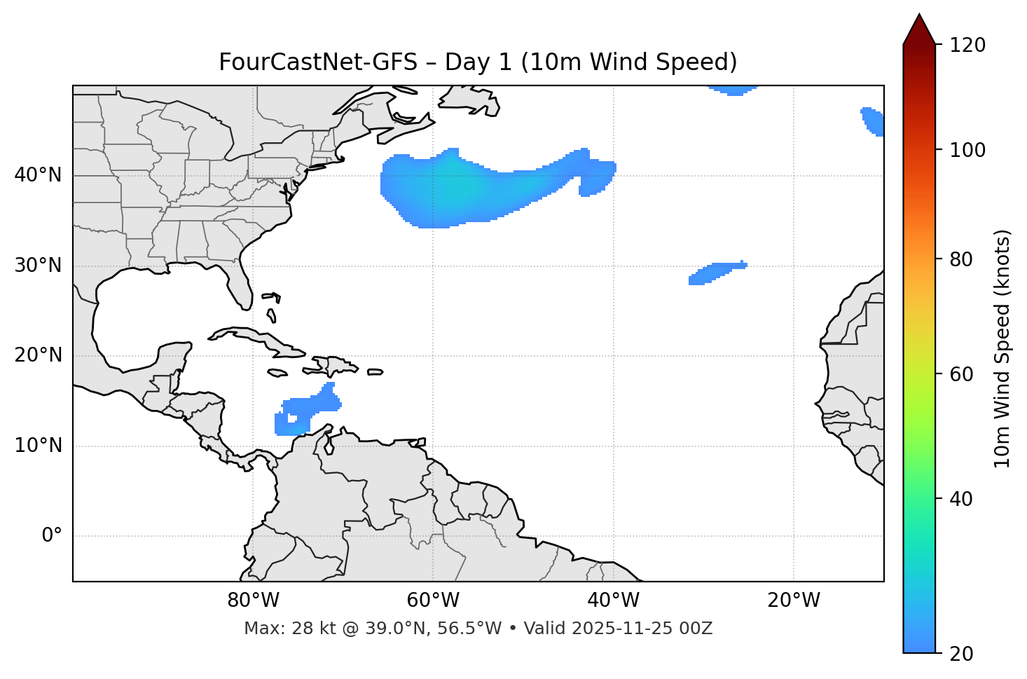FourCastNet-GFS - Day 01