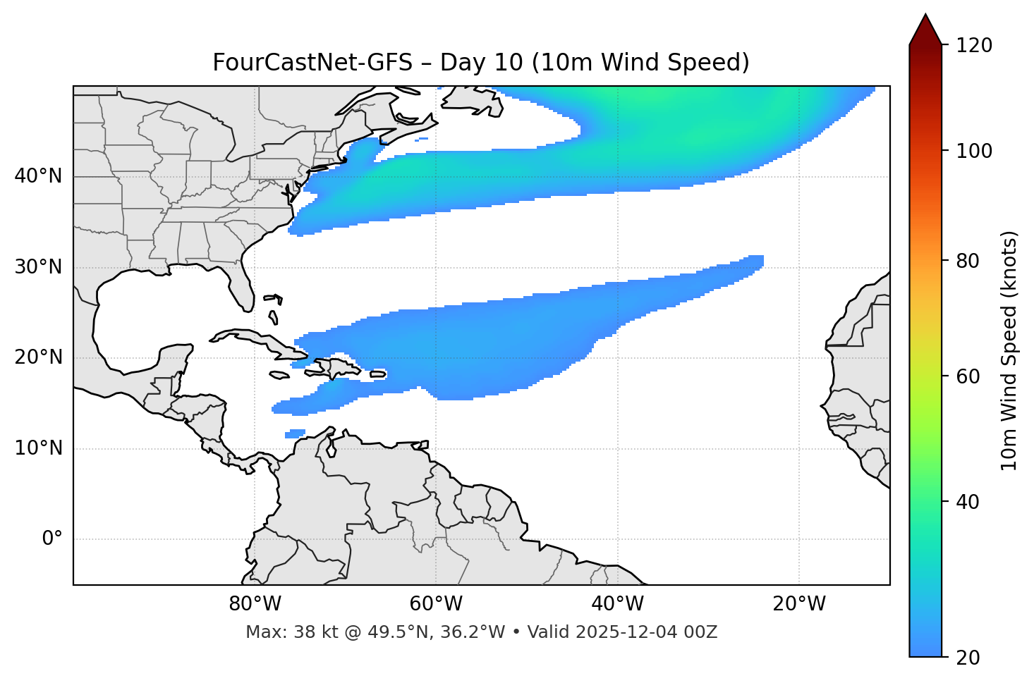 FourCastNet-GFS - Day 10