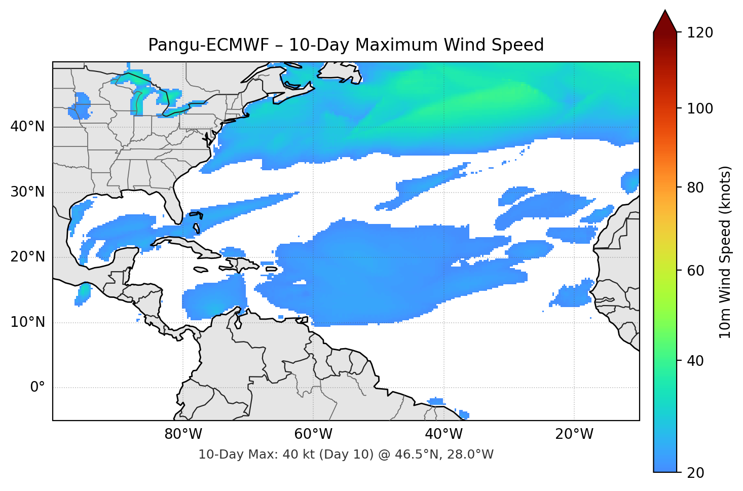 Pangu-ECMWF 10-Day Max