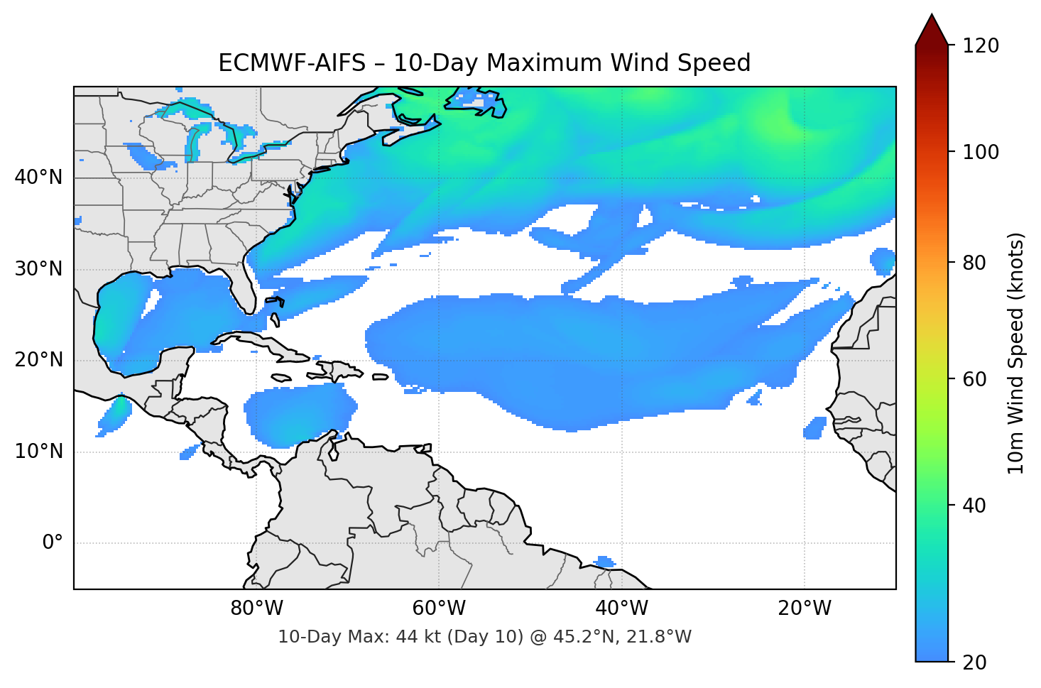 ECMWF-AIFS 10-Day Max