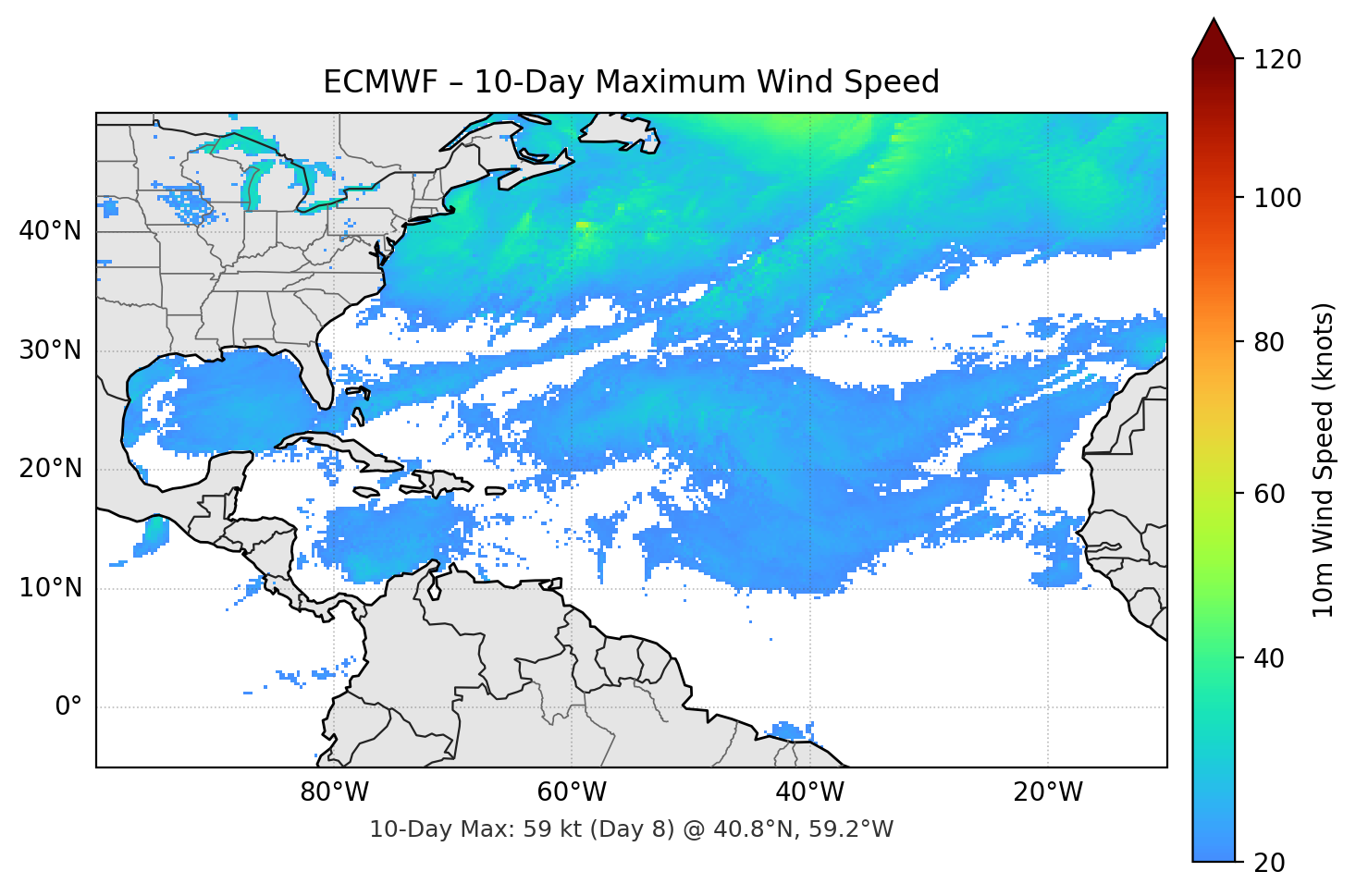 ECMWF 10-Day Max