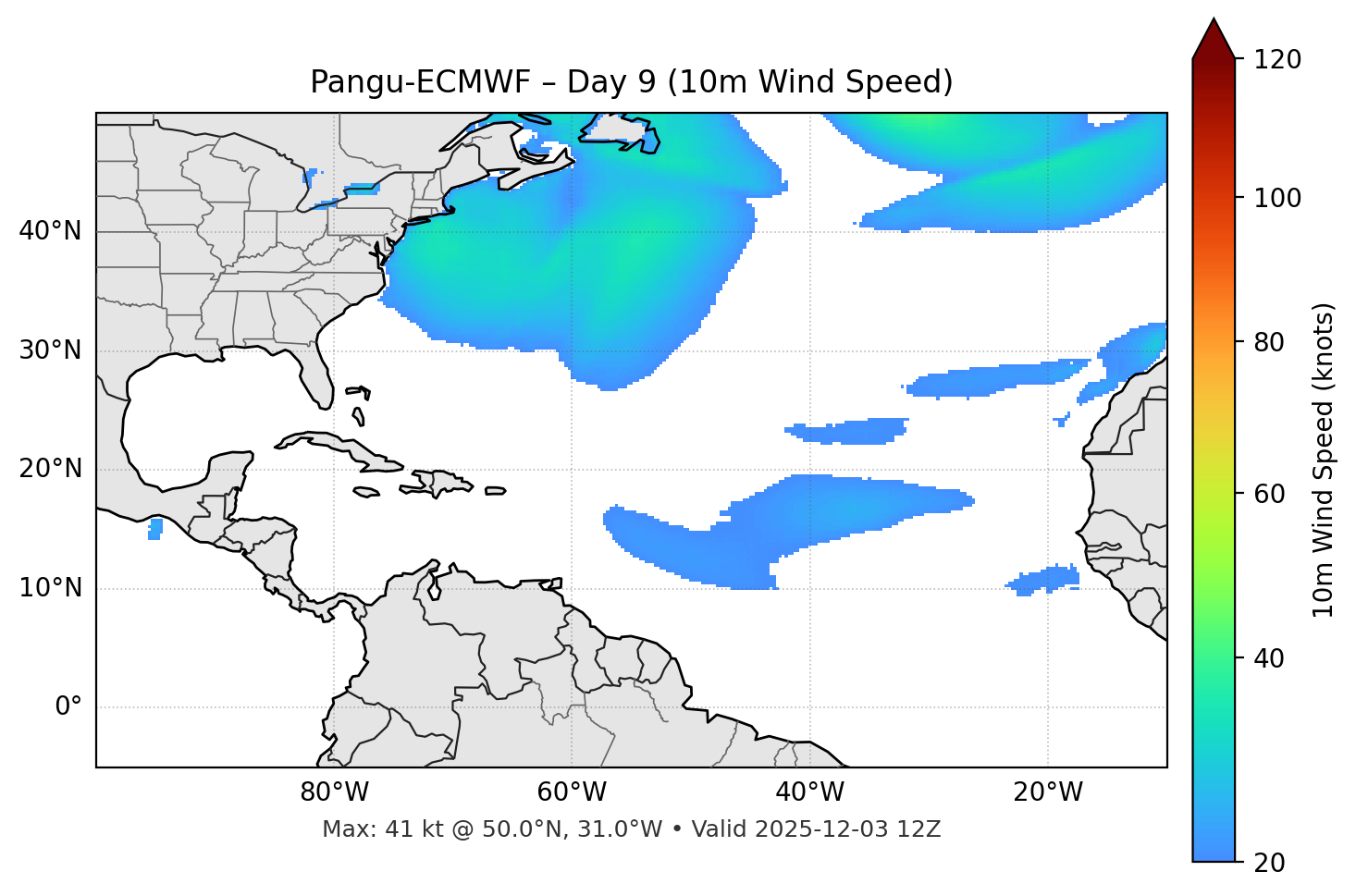 Pangu-ECMWF - Day 09