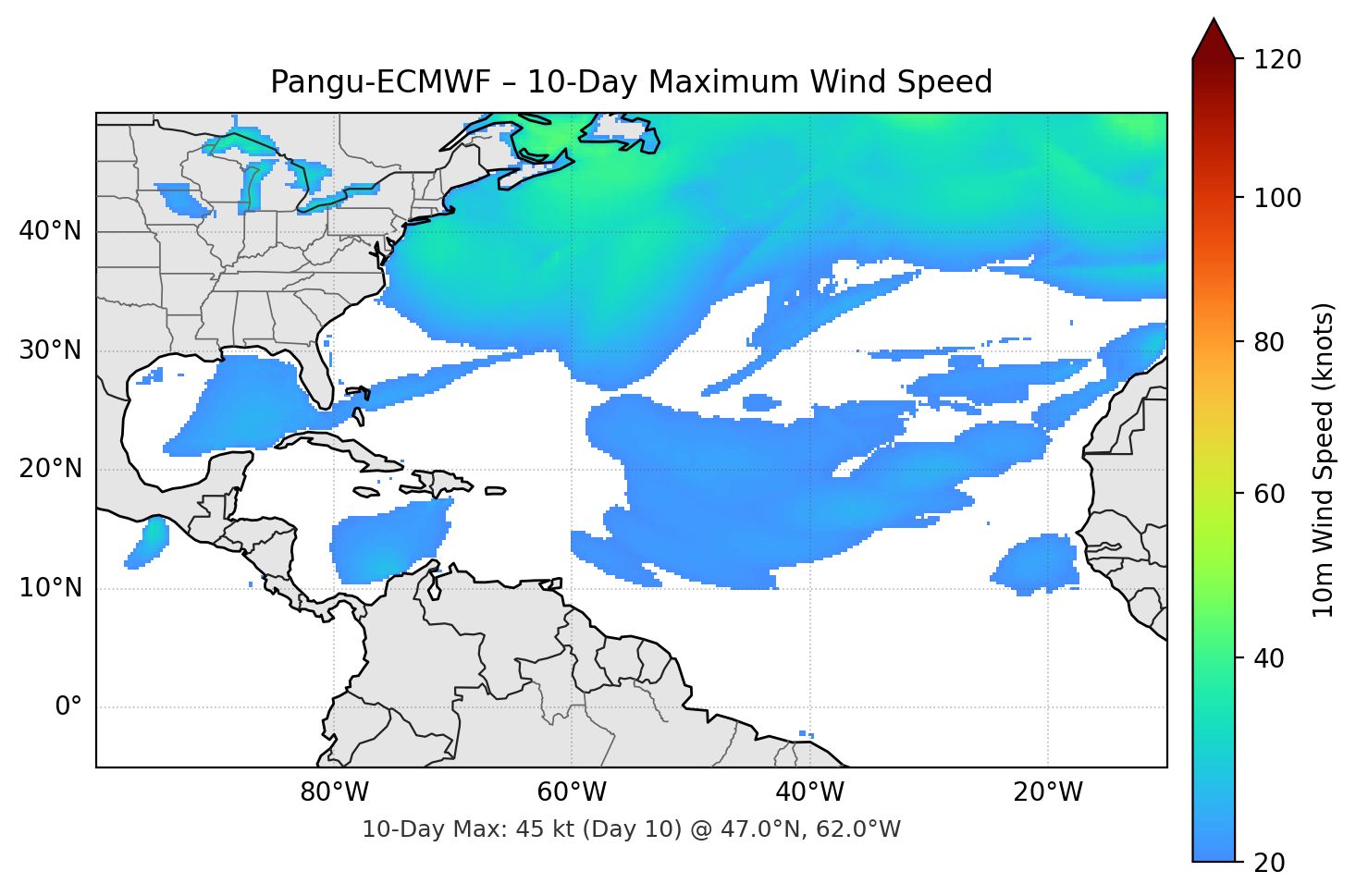 Pangu-ECMWF 10-Day Max