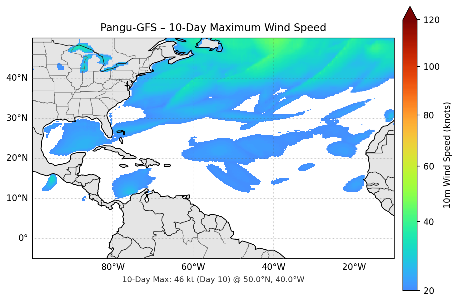 Pangu-GFS 10-Day Max