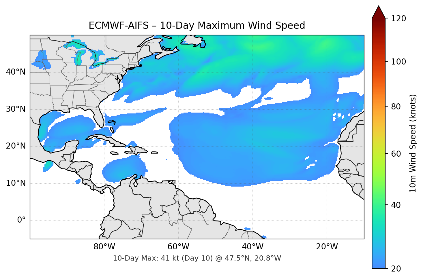 ECMWF-AIFS 10-Day Max