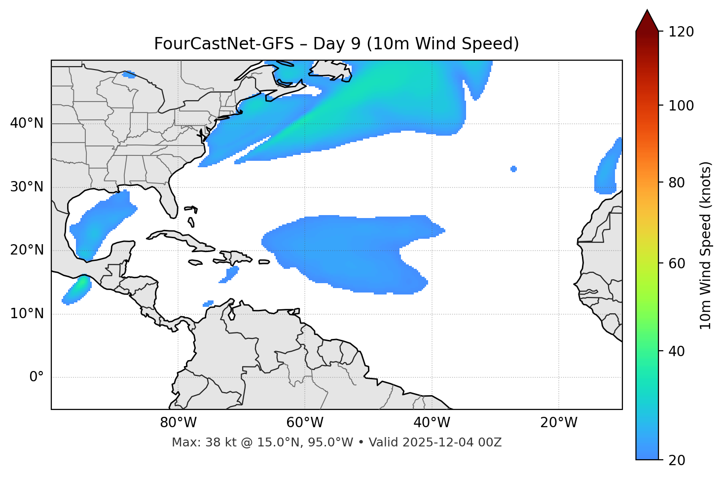 FourCastNet-GFS - Day 09