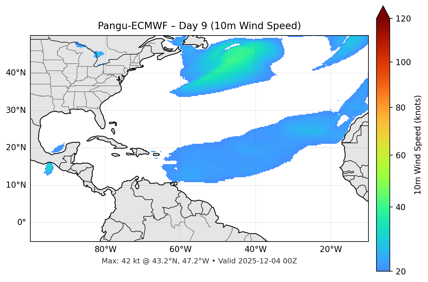 Pangu-ECMWF - Day 09