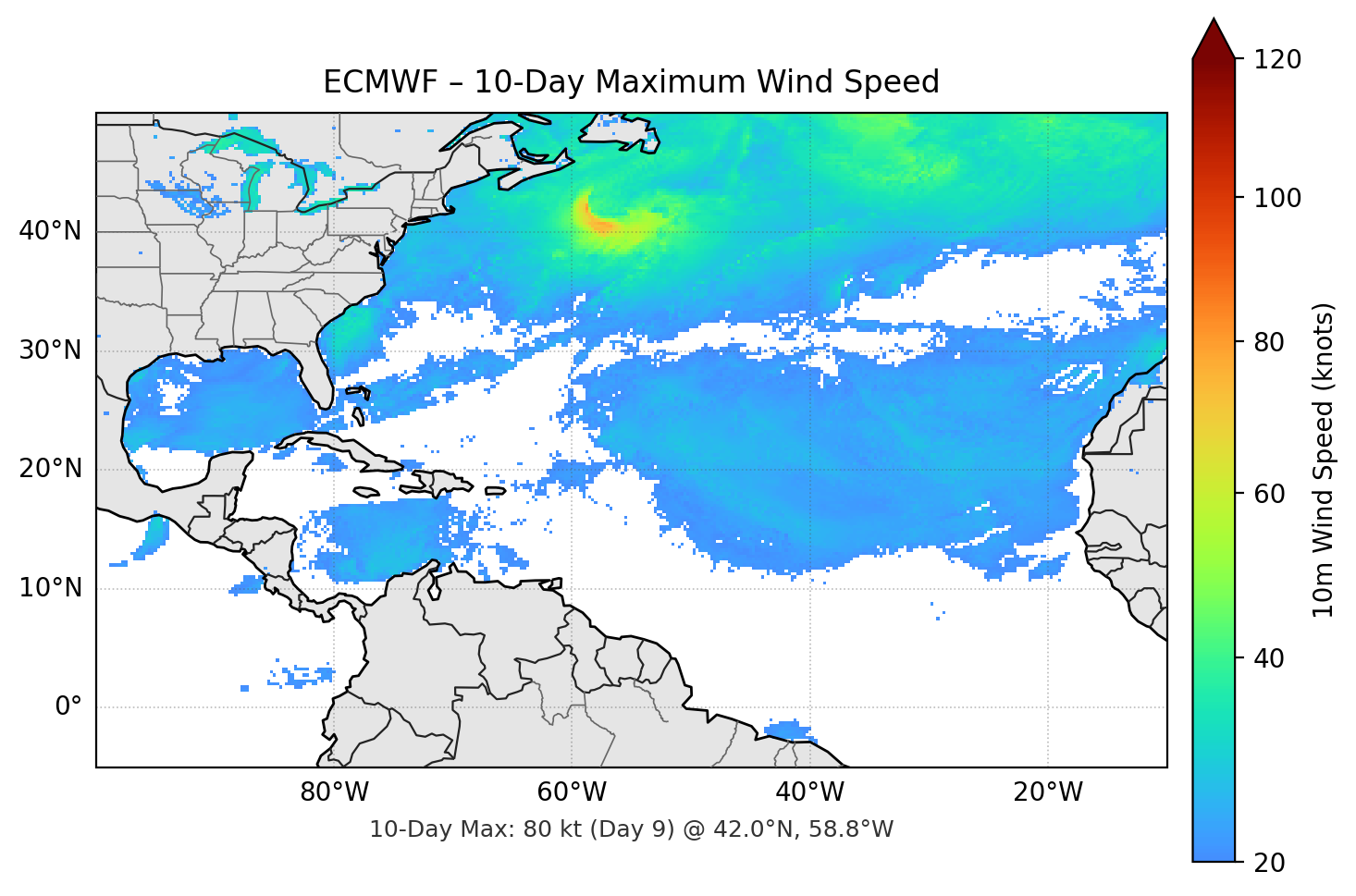 ECMWF 10-Day Max
