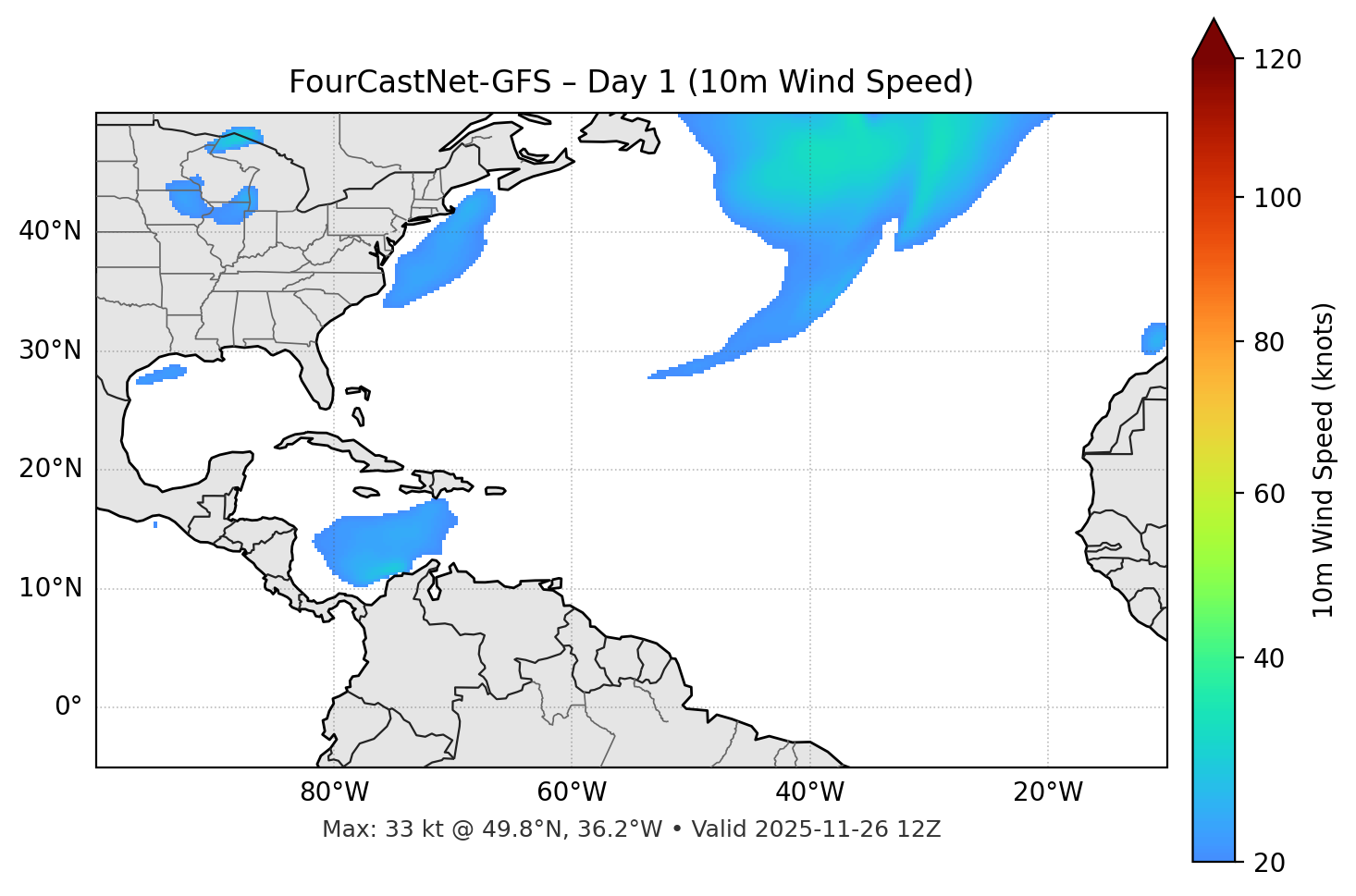 FourCastNet-GFS - Day 01