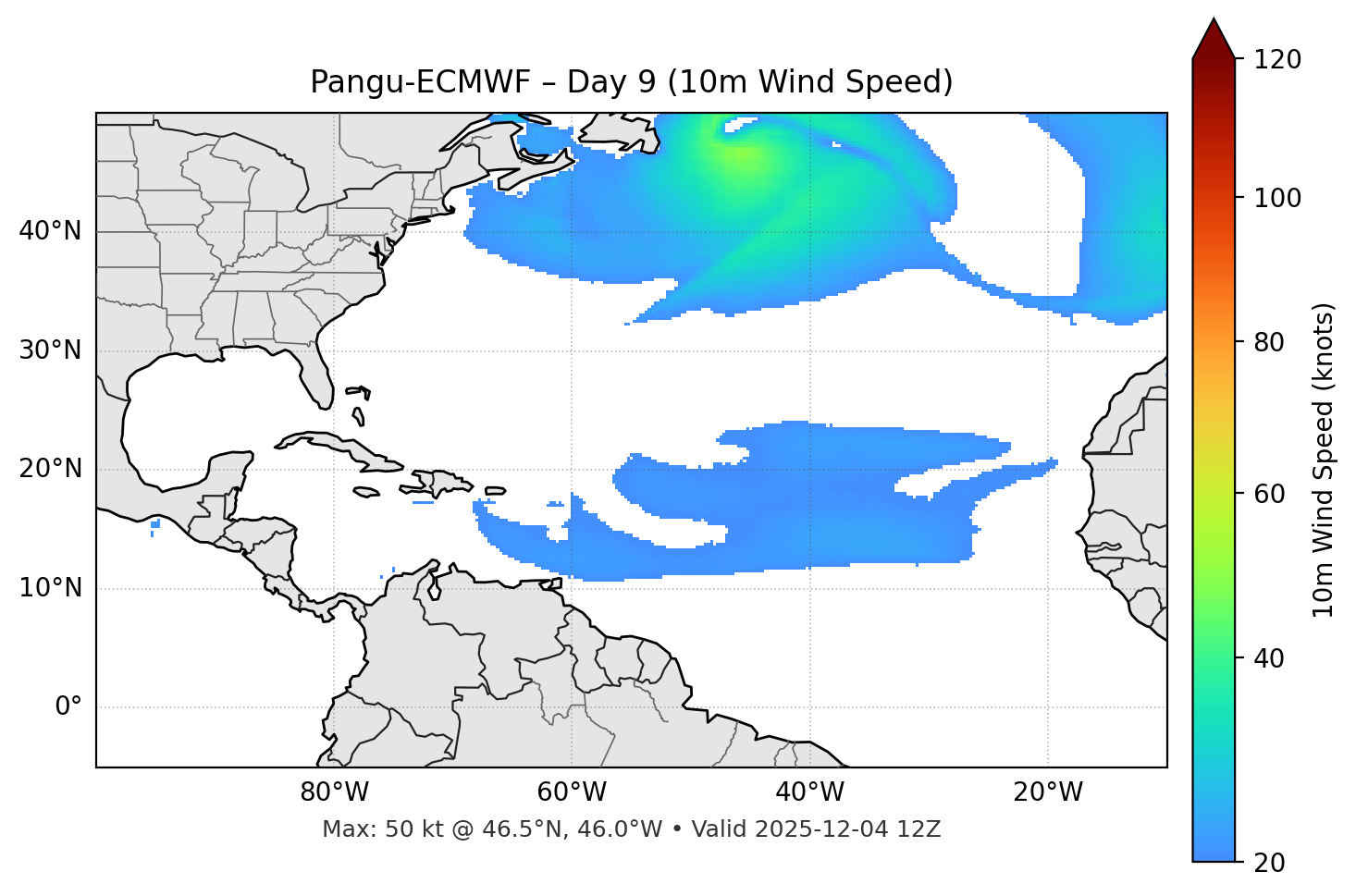 Pangu-ECMWF - Day 09