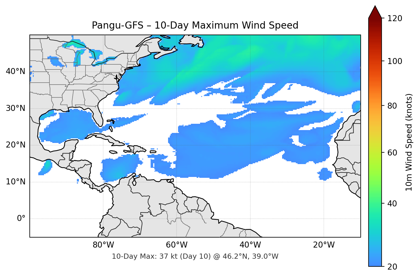 Pangu-GFS 10-Day Max