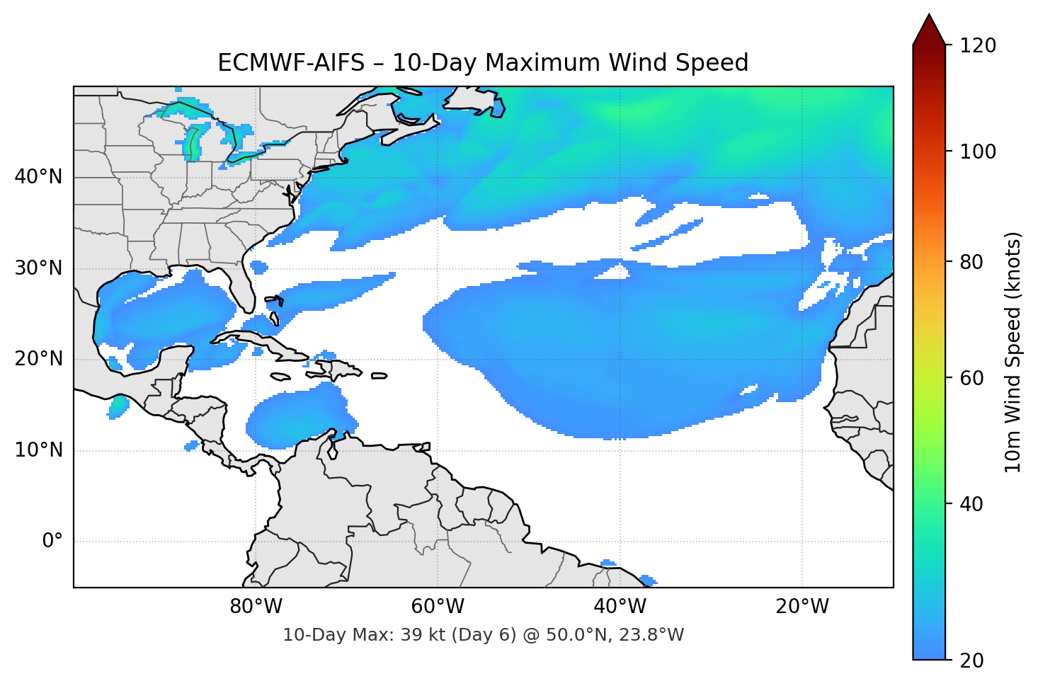 ECMWF-AIFS 10-Day Max