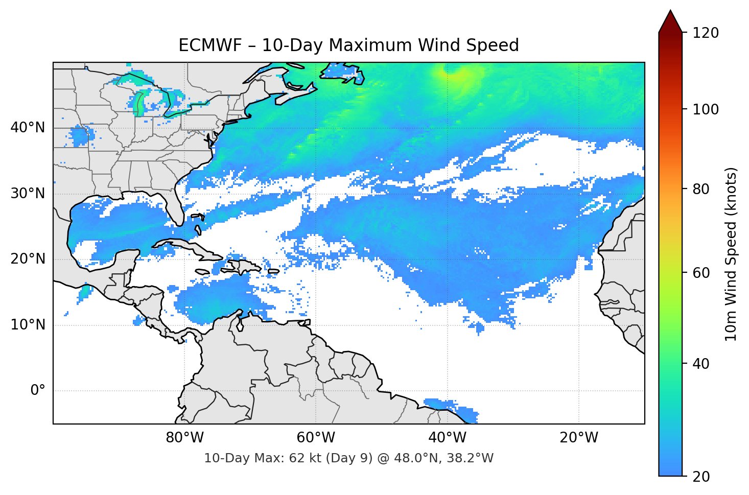 ECMWF 10-Day Max