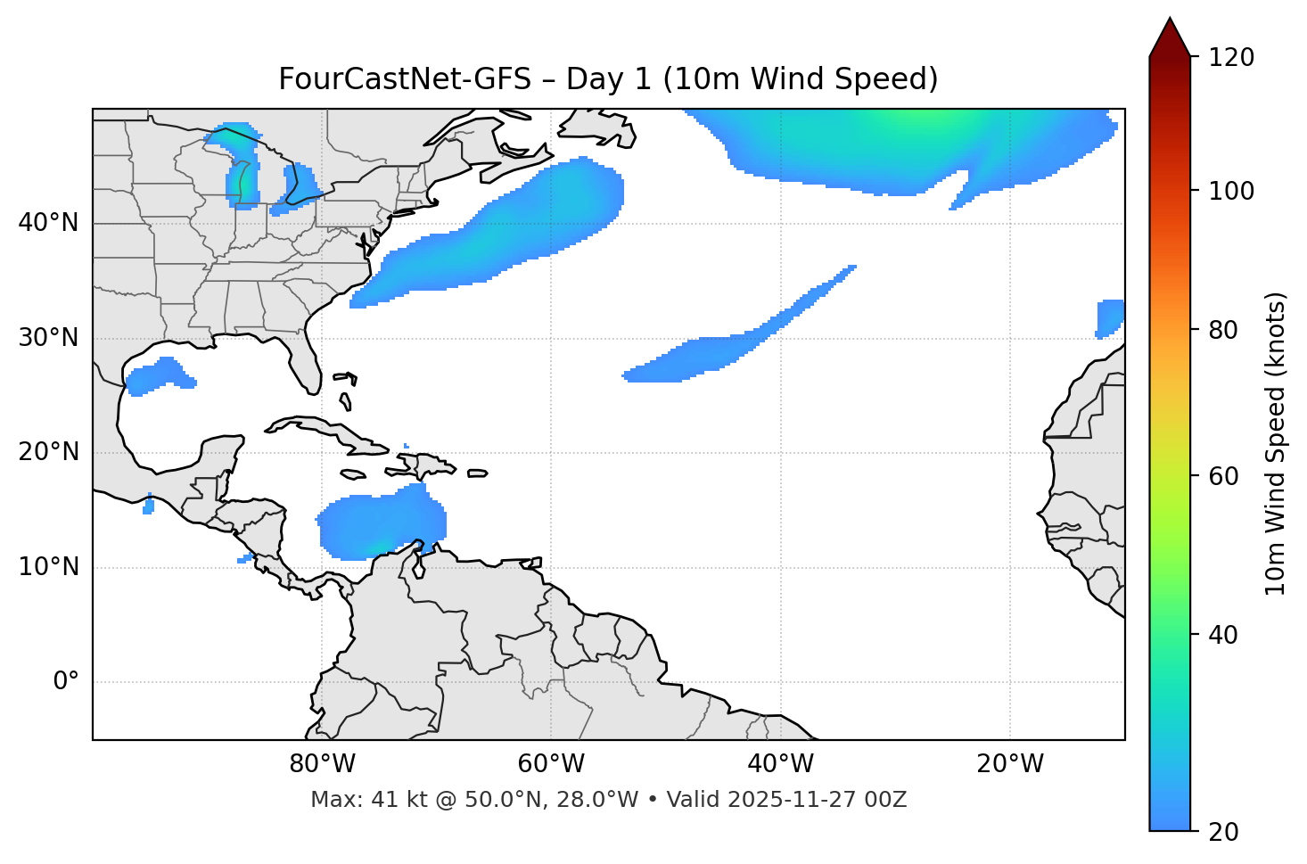 FourCastNet-GFS - Day 01
