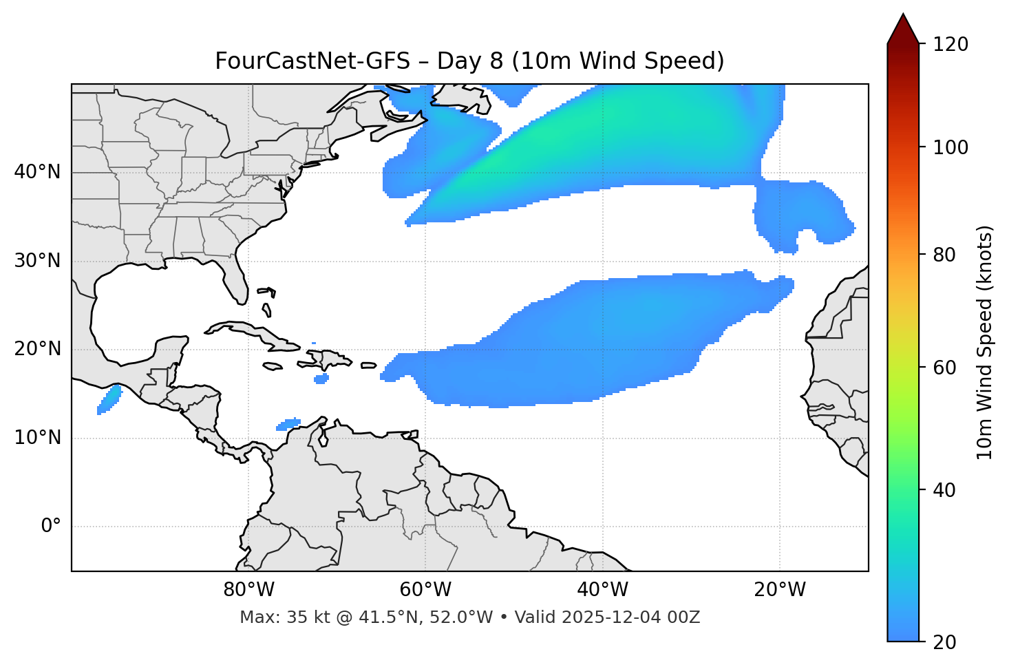 FourCastNet-GFS - Day 08