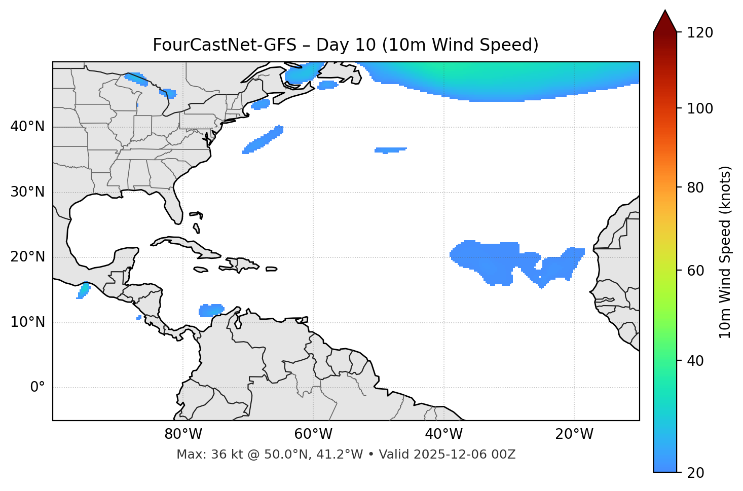 FourCastNet-GFS - Day 10