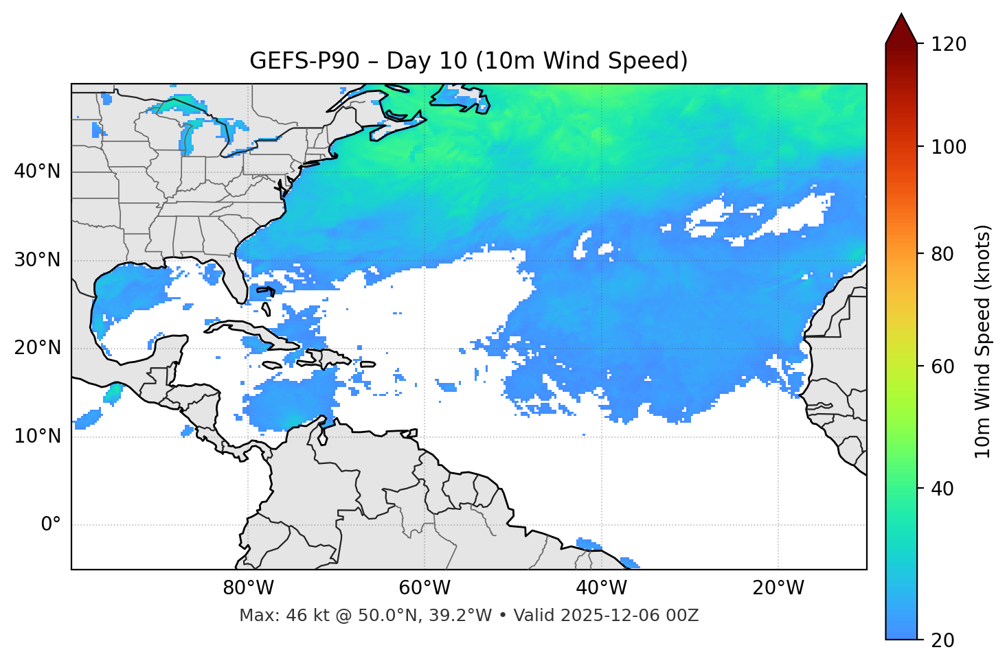 GEFS-P90 - Day 10