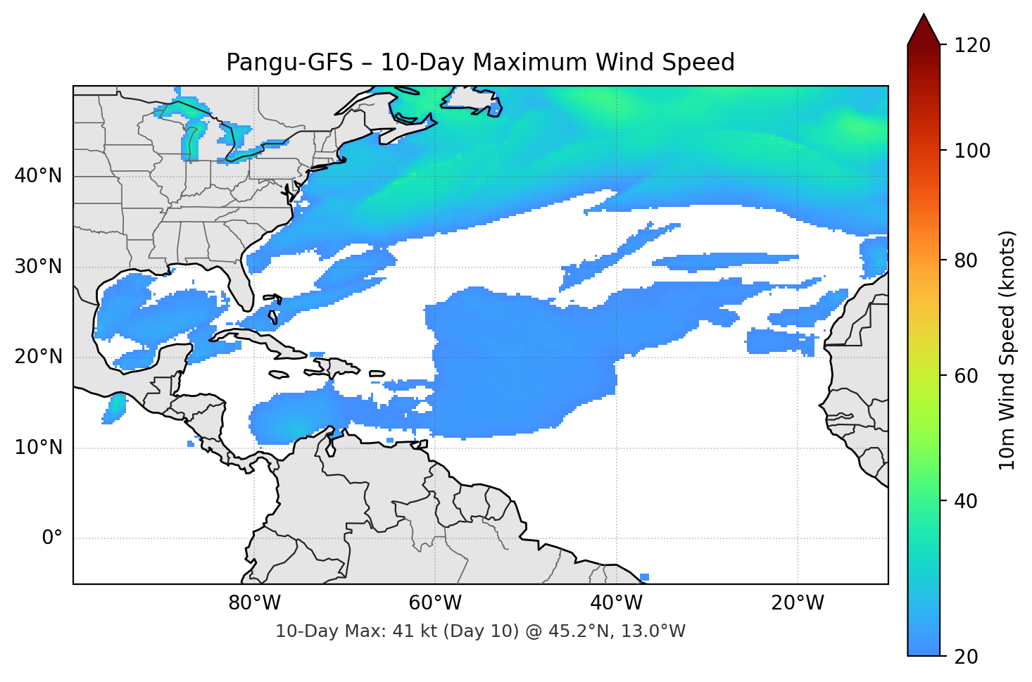 Pangu-GFS 10-Day Max