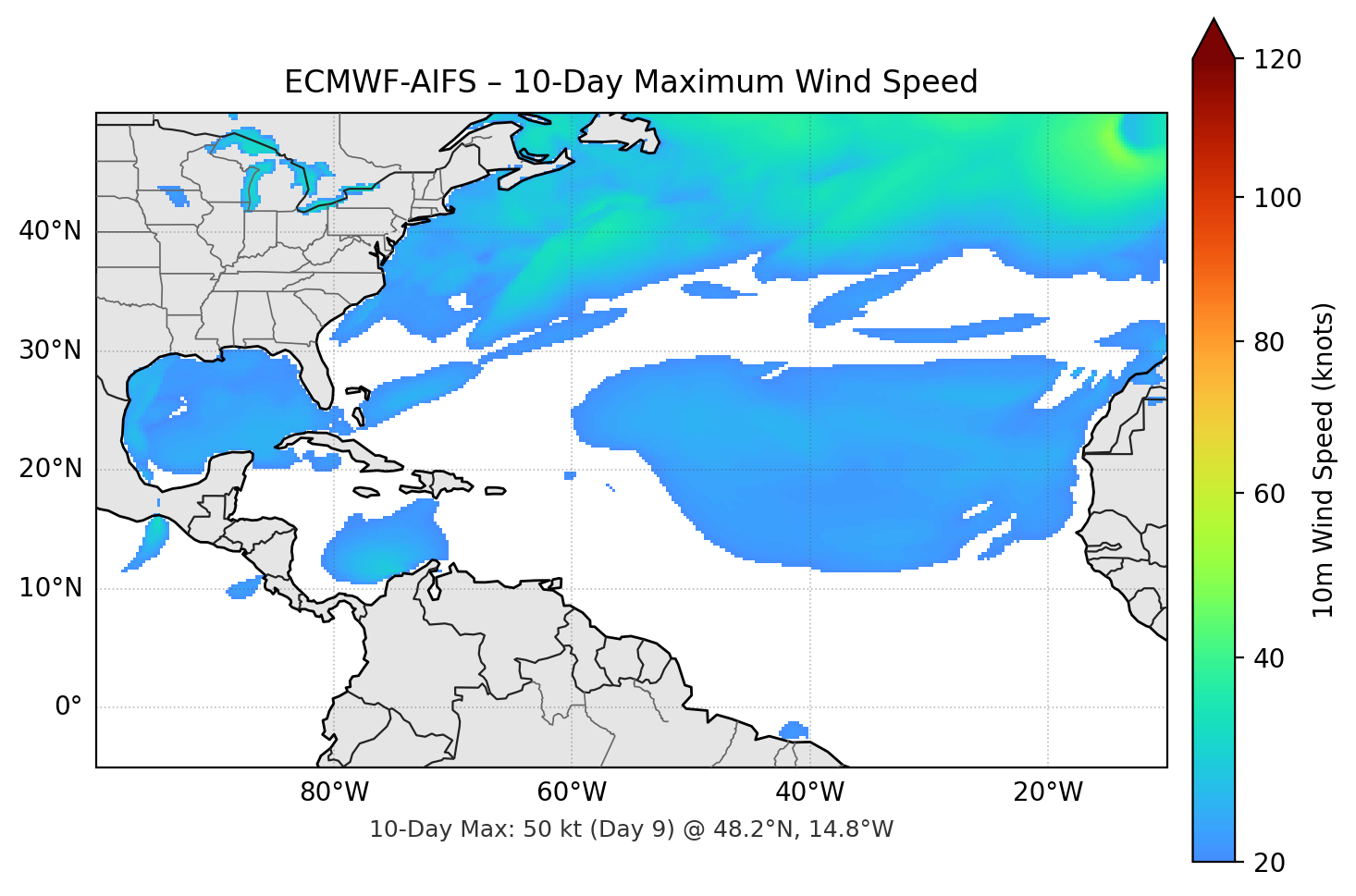 ECMWF-AIFS 10-Day Max