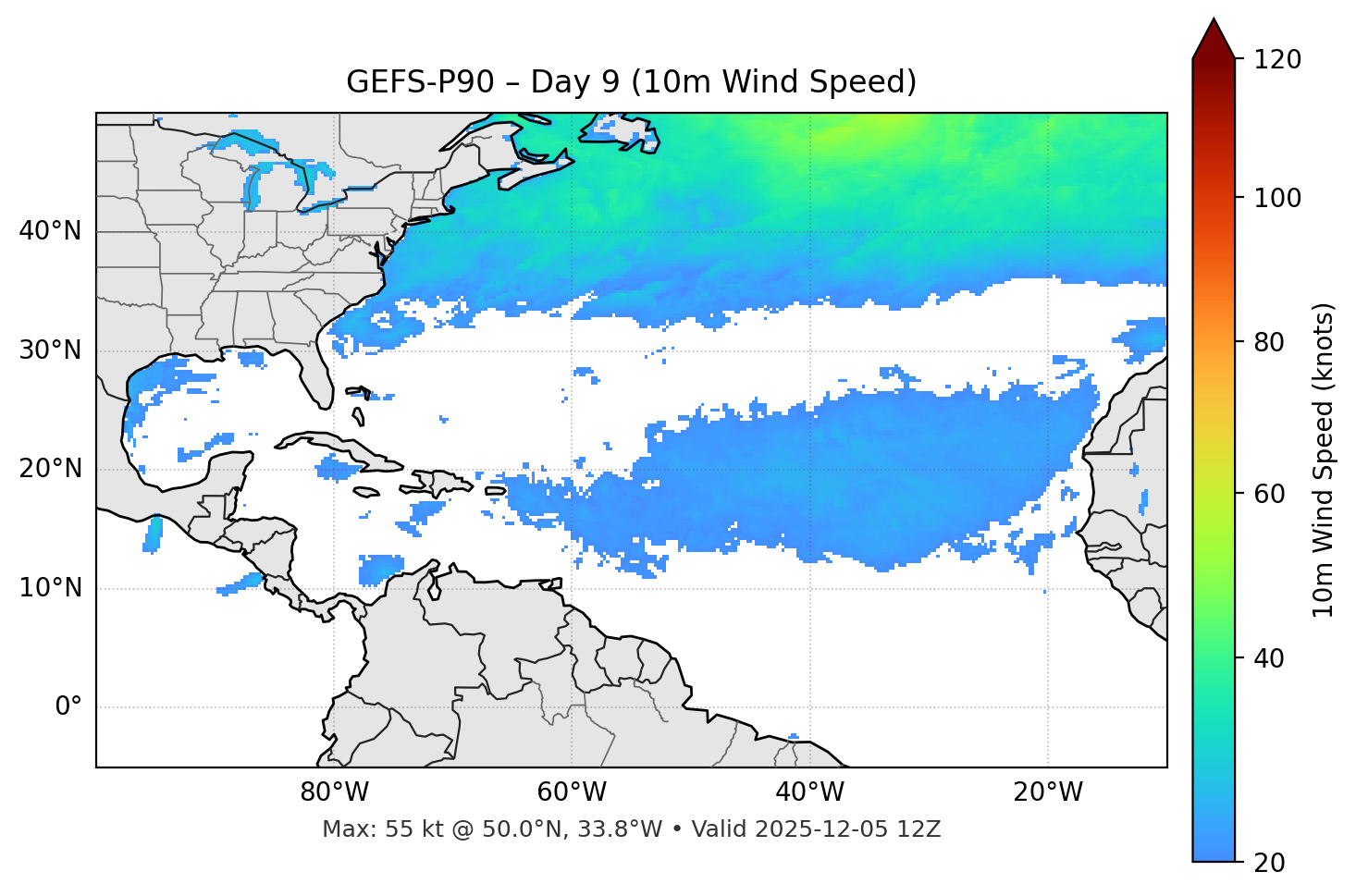 GEFS-P90 - Day 09