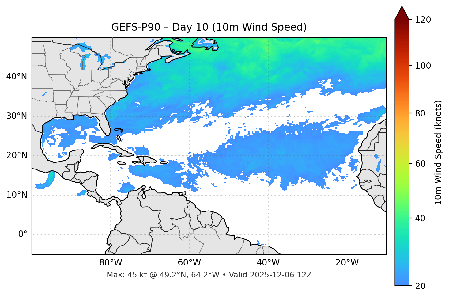 GEFS-P90 - Day 10