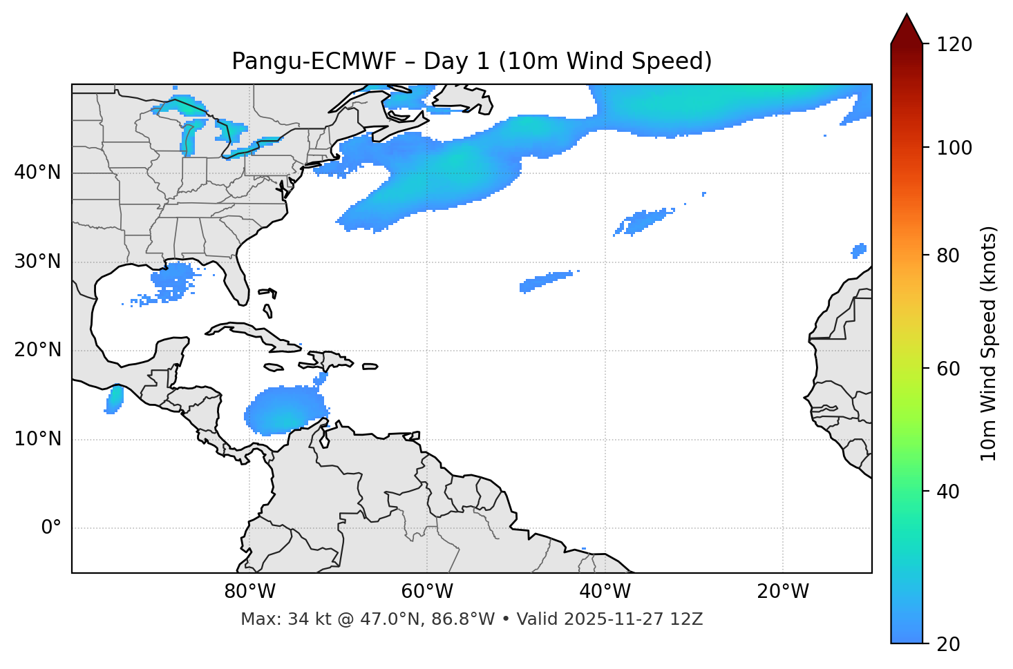 Pangu-ECMWF - Day 01
