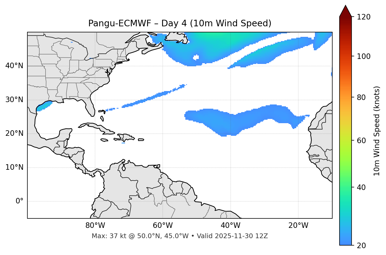 Pangu-ECMWF - Day 04
