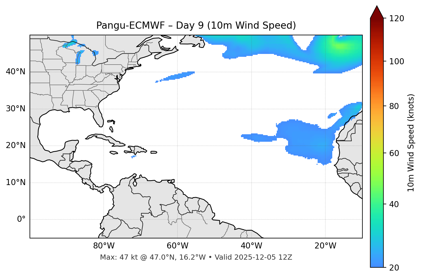 Pangu-ECMWF - Day 09