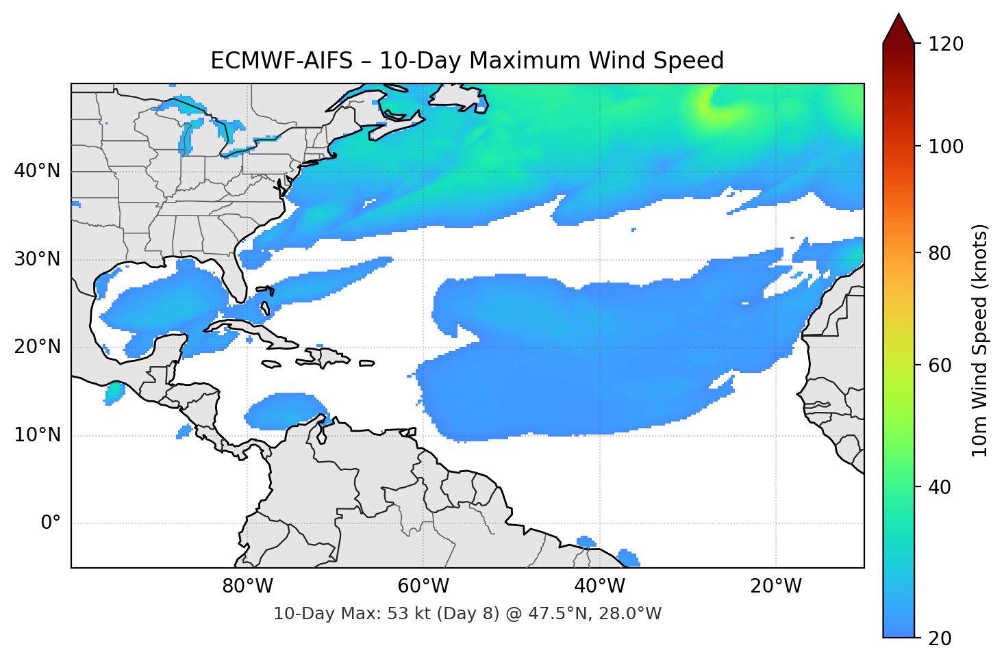 ECMWF-AIFS 10-Day Max
