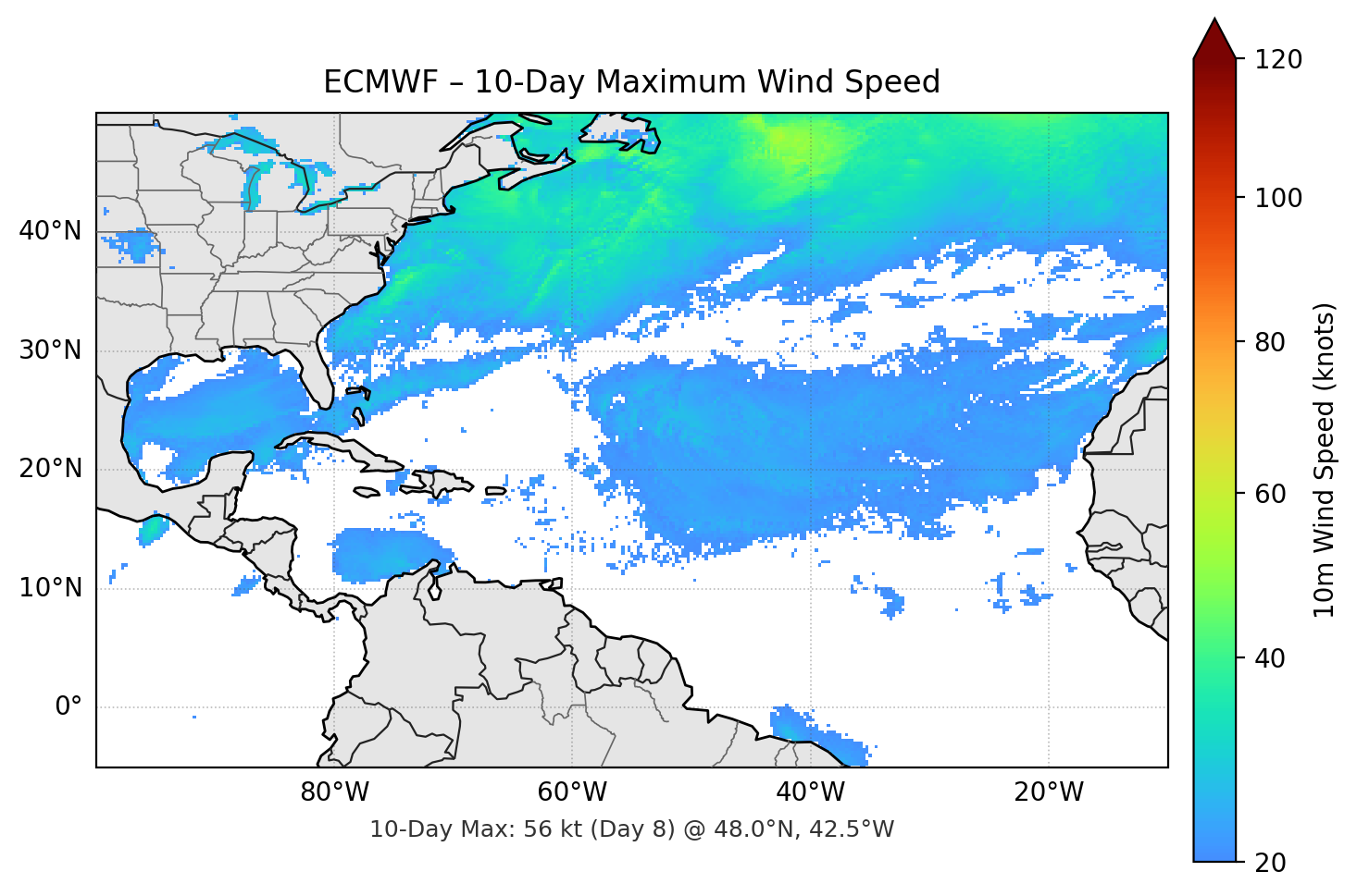 ECMWF 10-Day Max