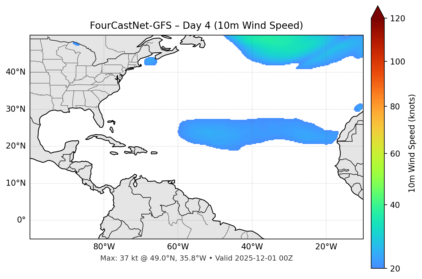 FourCastNet-GFS - Day 04
