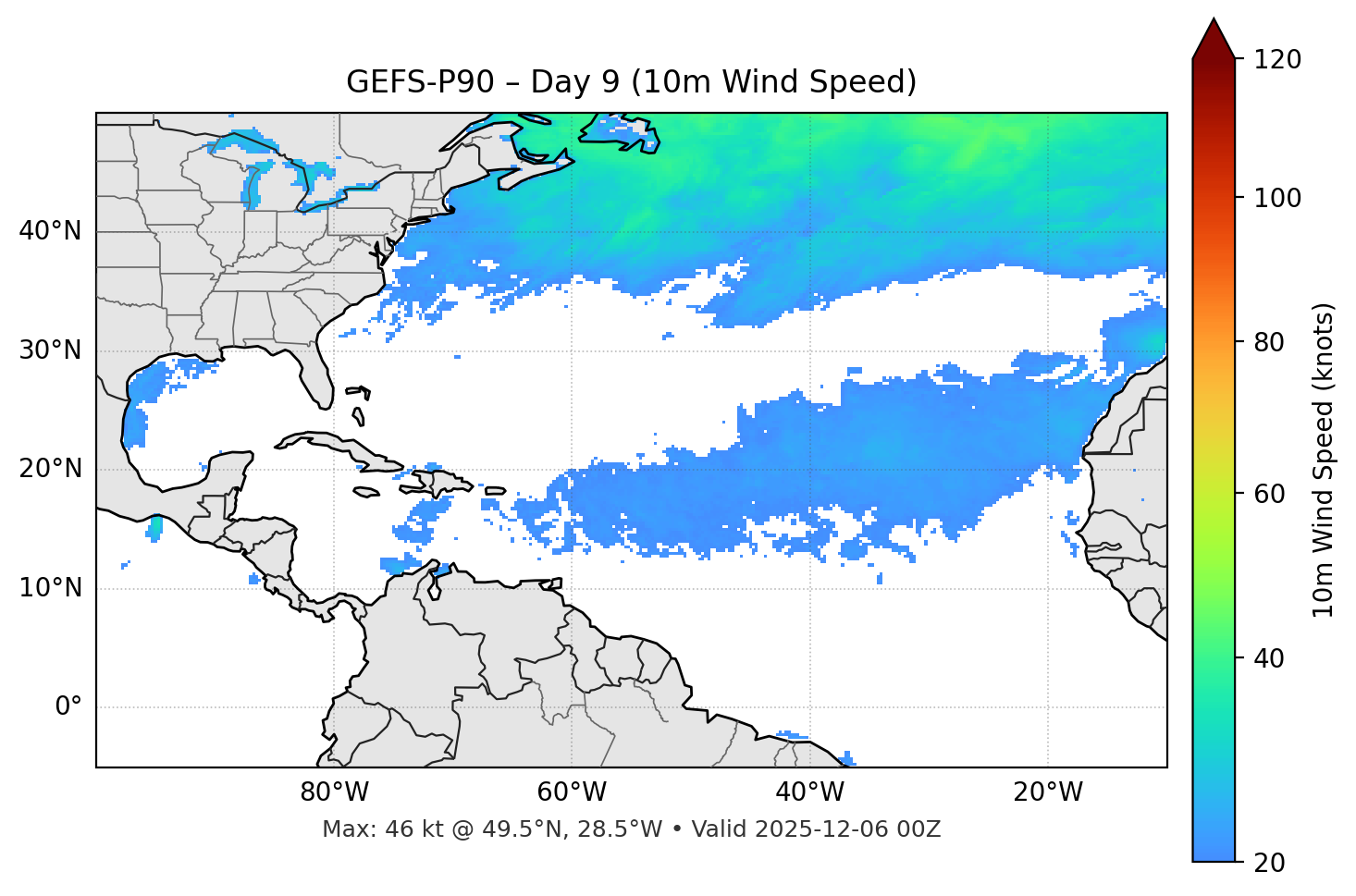 GEFS-P90 - Day 09