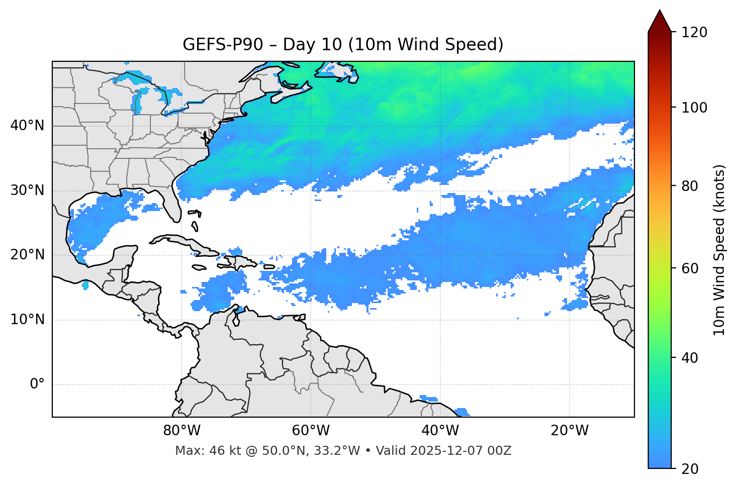 GEFS-P90 - Day 10