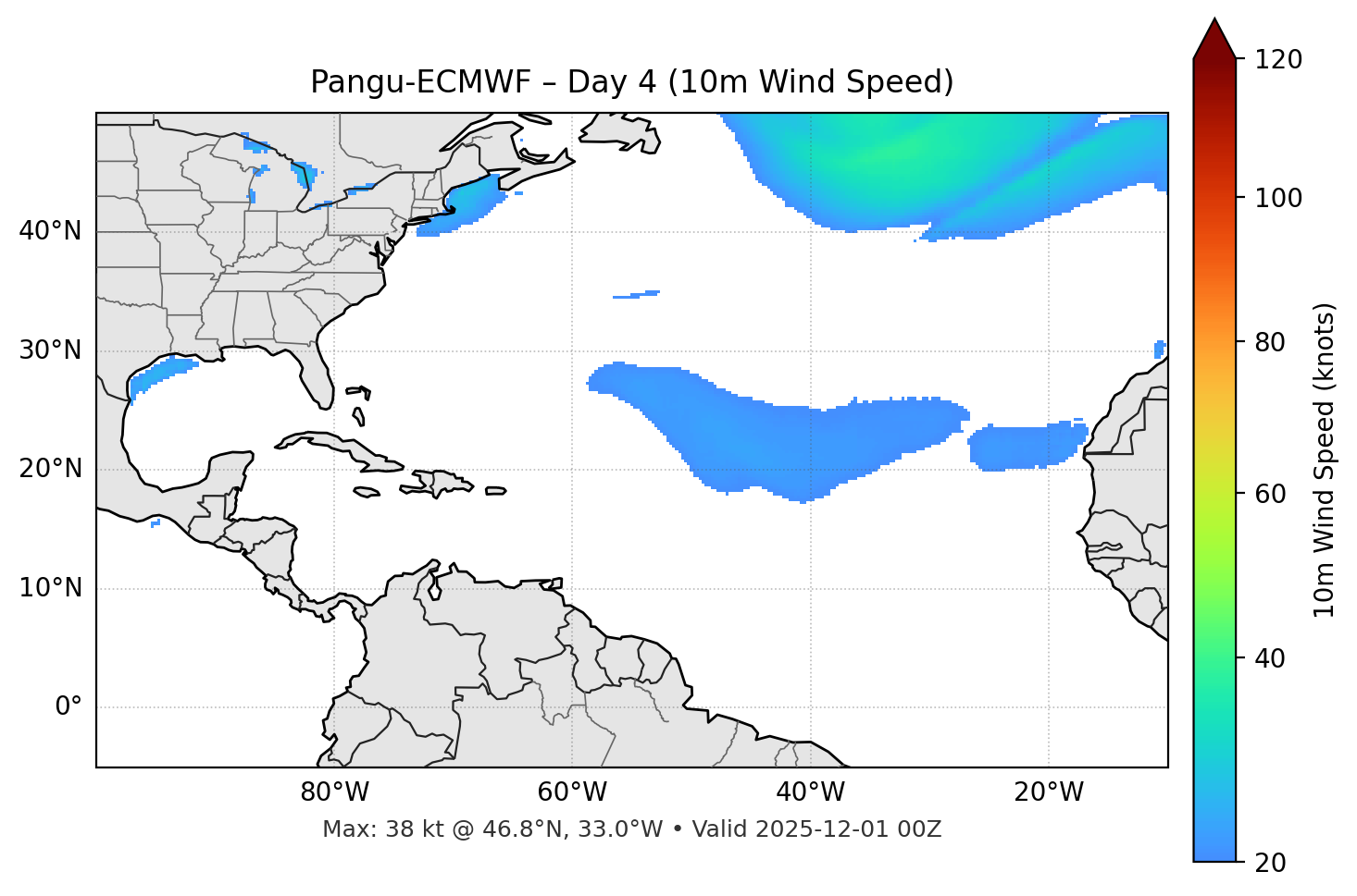 Pangu-ECMWF - Day 04
