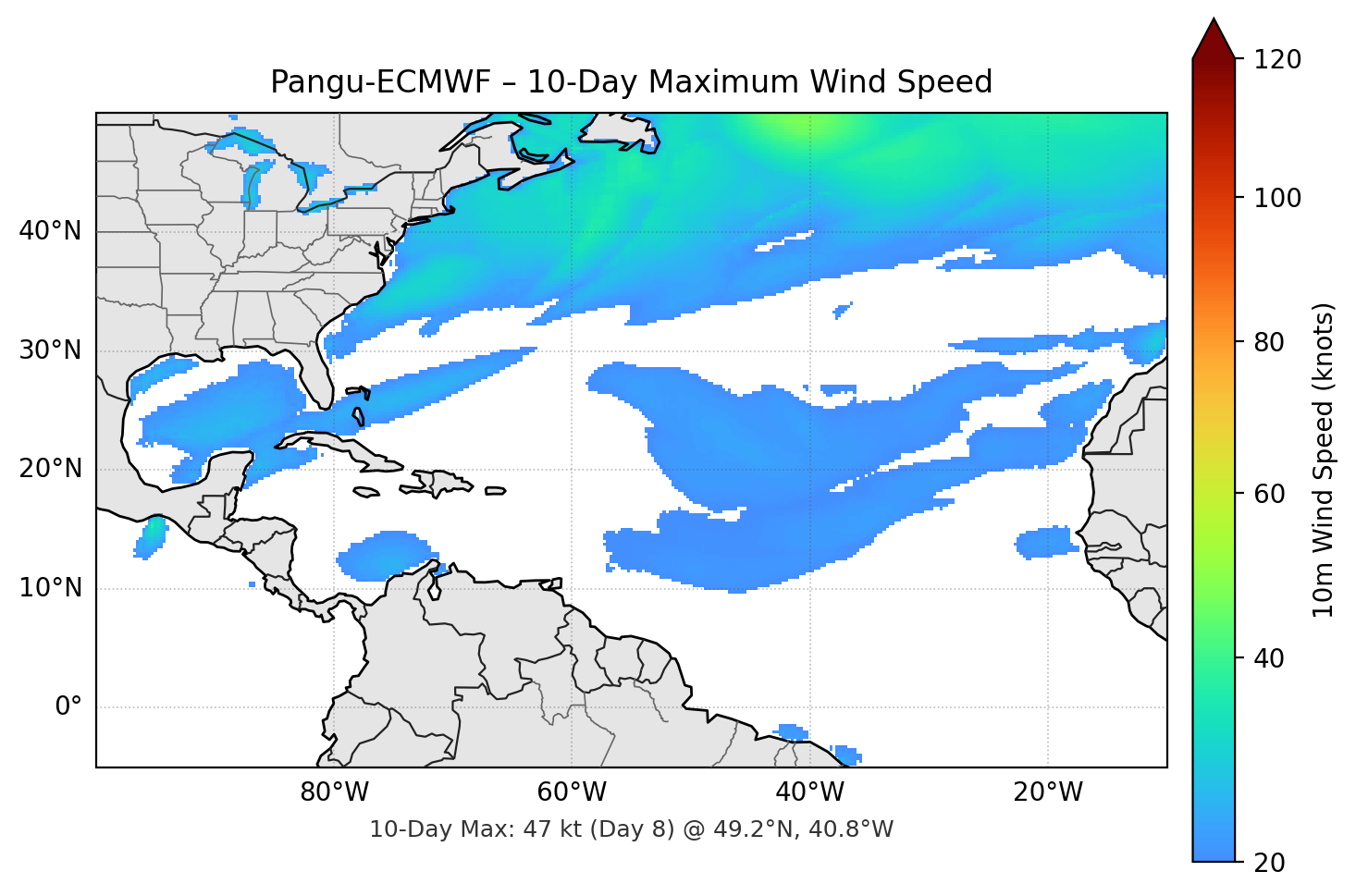 Pangu-ECMWF 10-Day Max