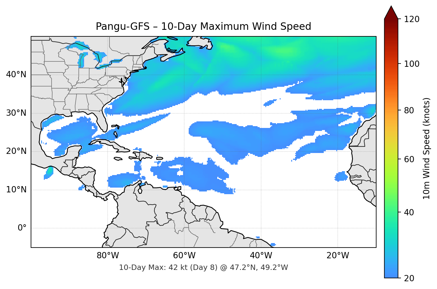 Pangu-GFS 10-Day Max