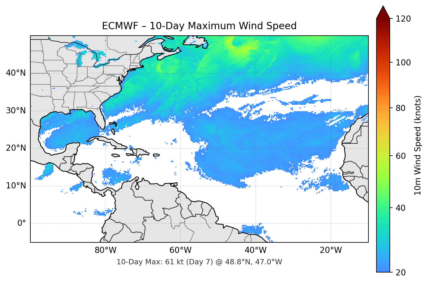 ECMWF 10-Day Max