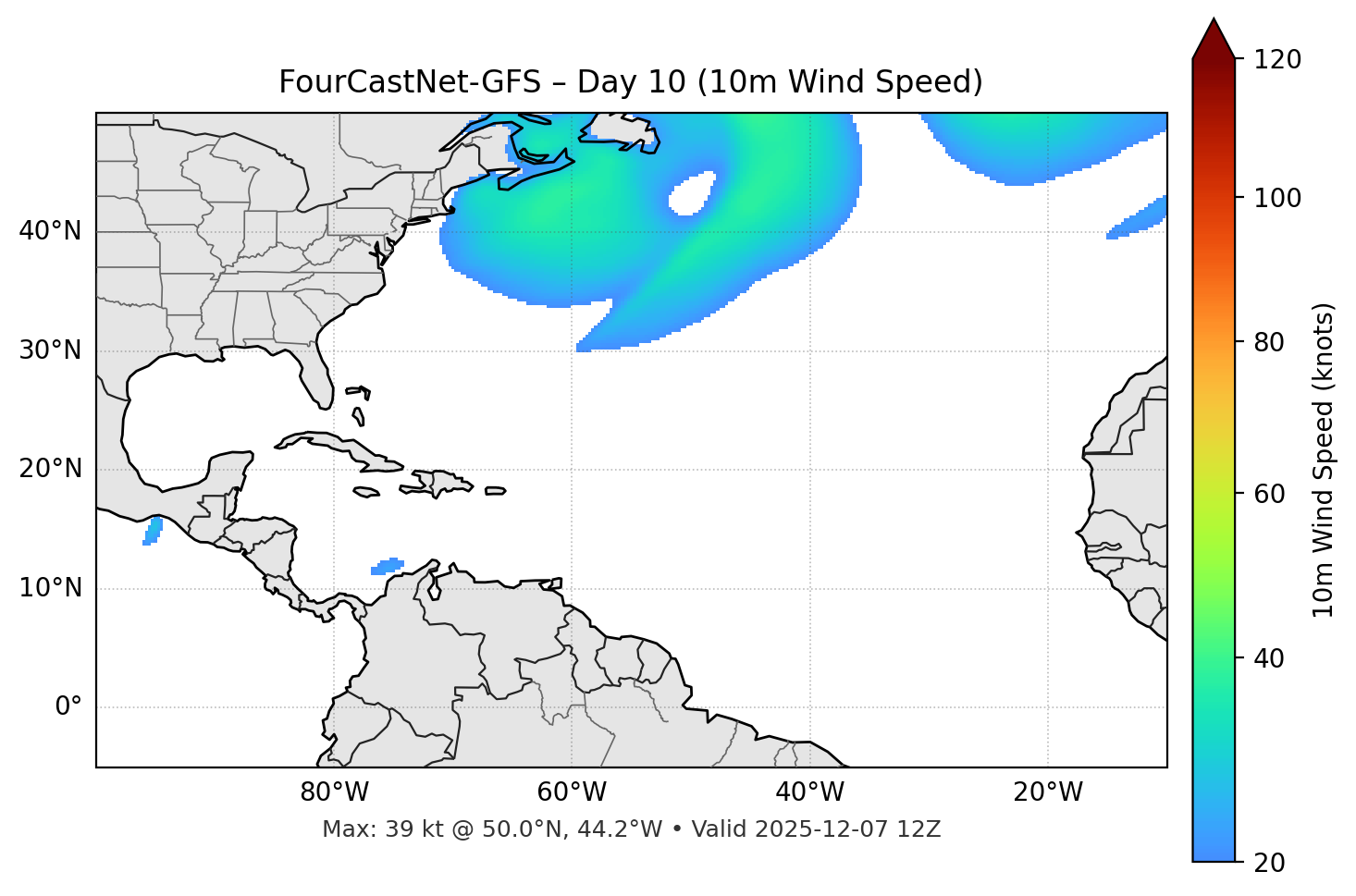 FourCastNet-GFS - Day 10