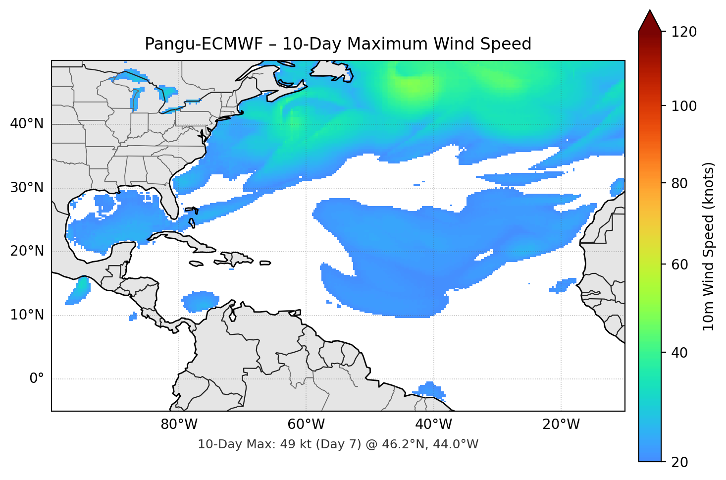Pangu-ECMWF 10-Day Max