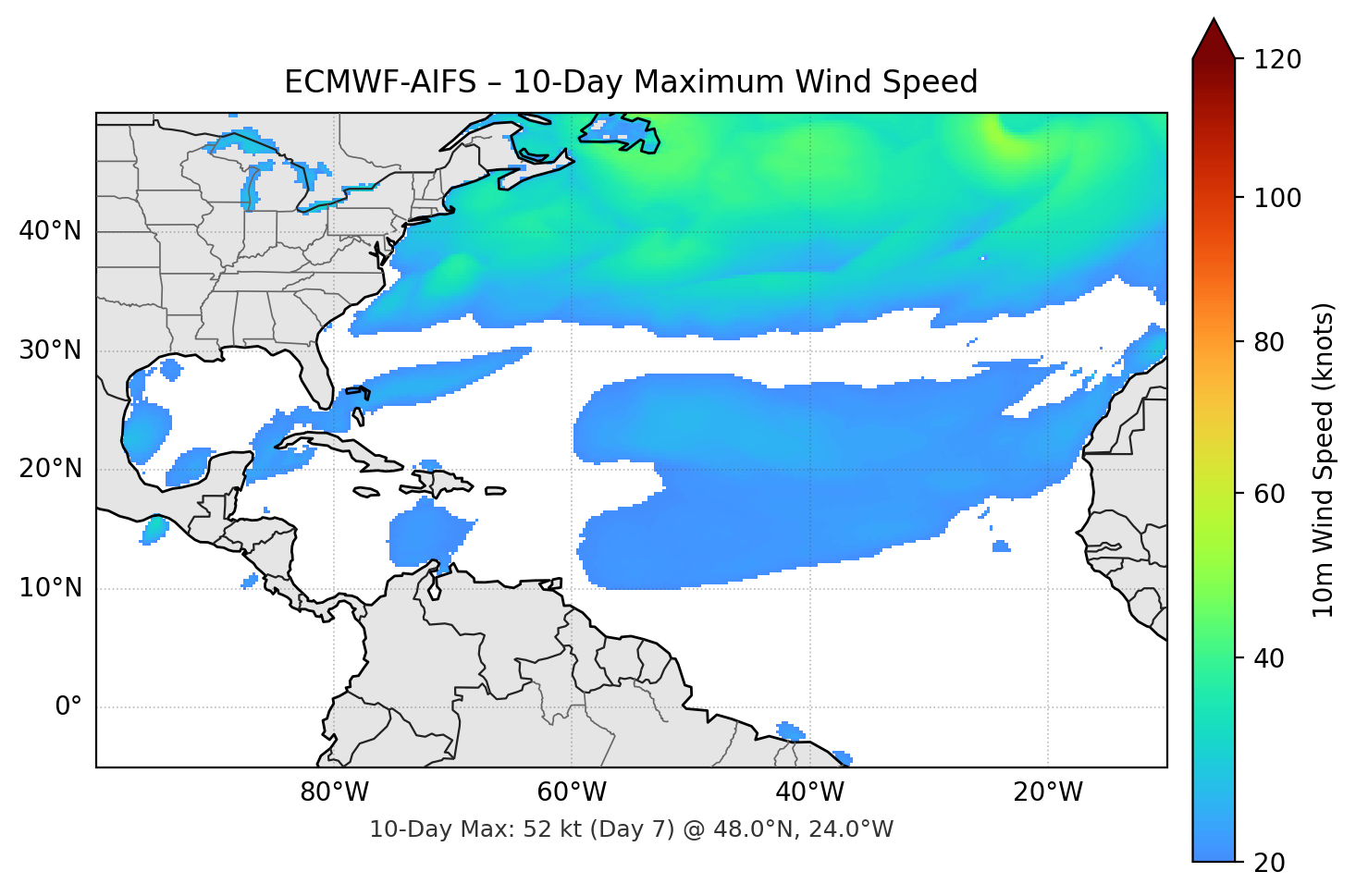 ECMWF-AIFS 10-Day Max