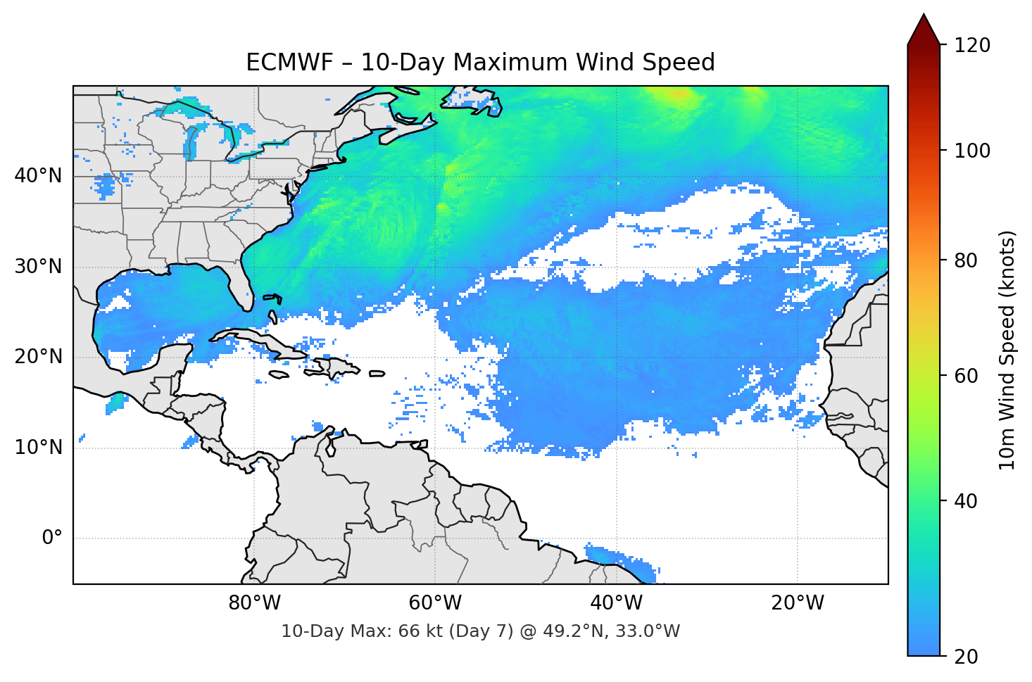 ECMWF 10-Day Max