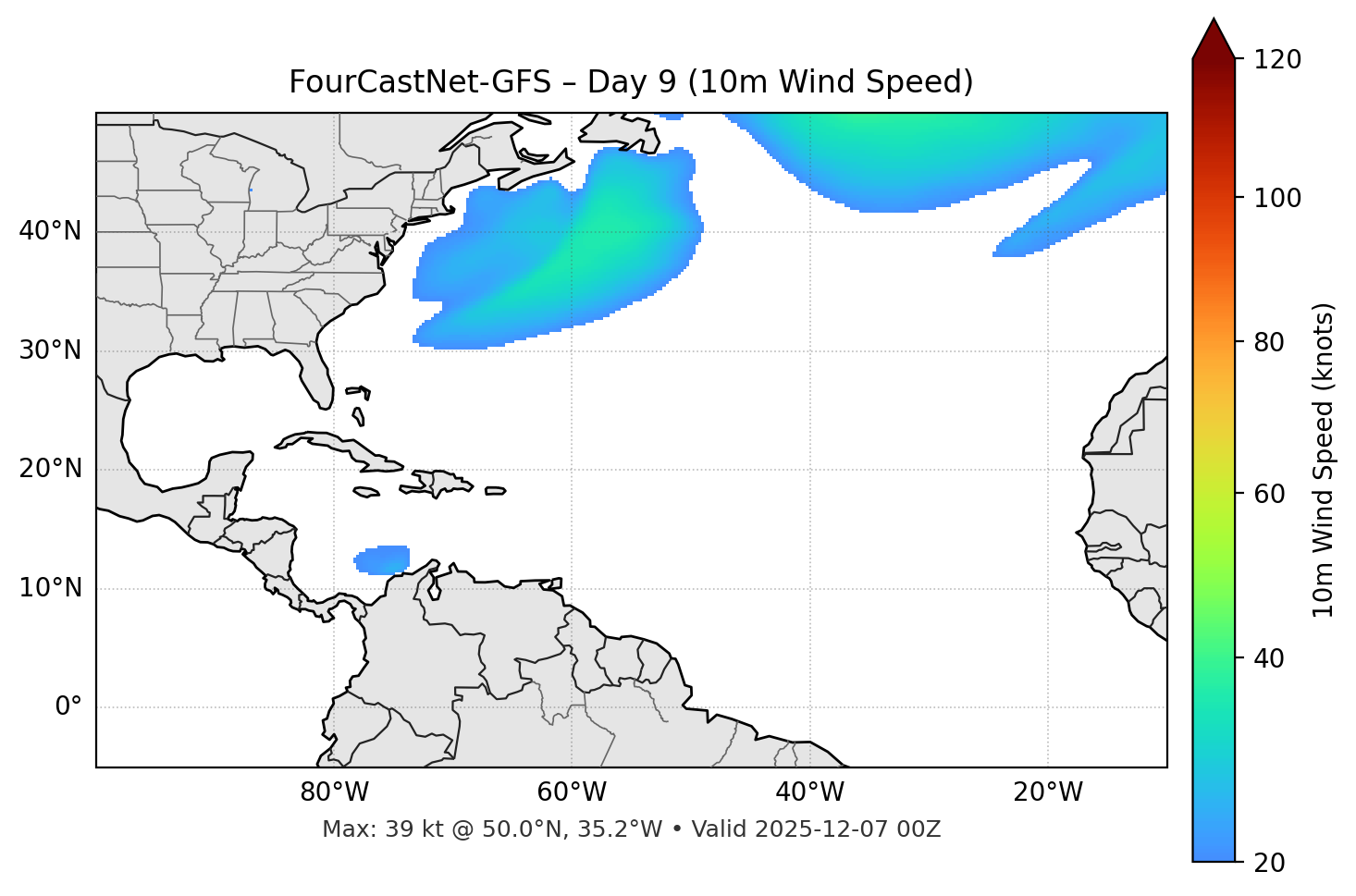 FourCastNet-GFS - Day 09