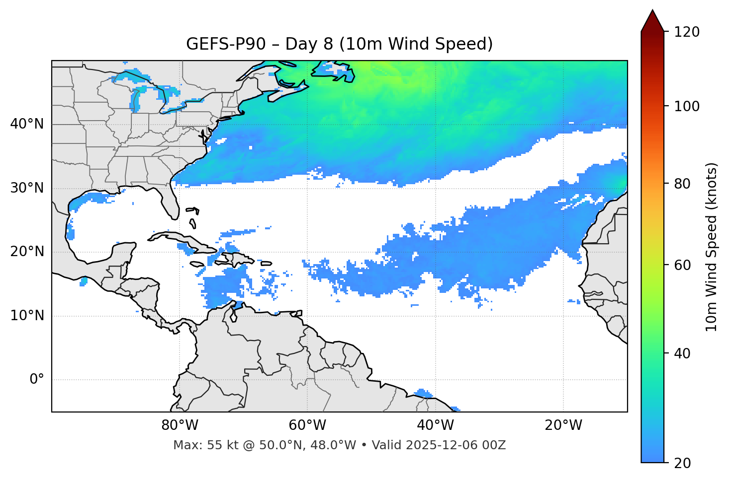 GEFS-P90 - Day 08