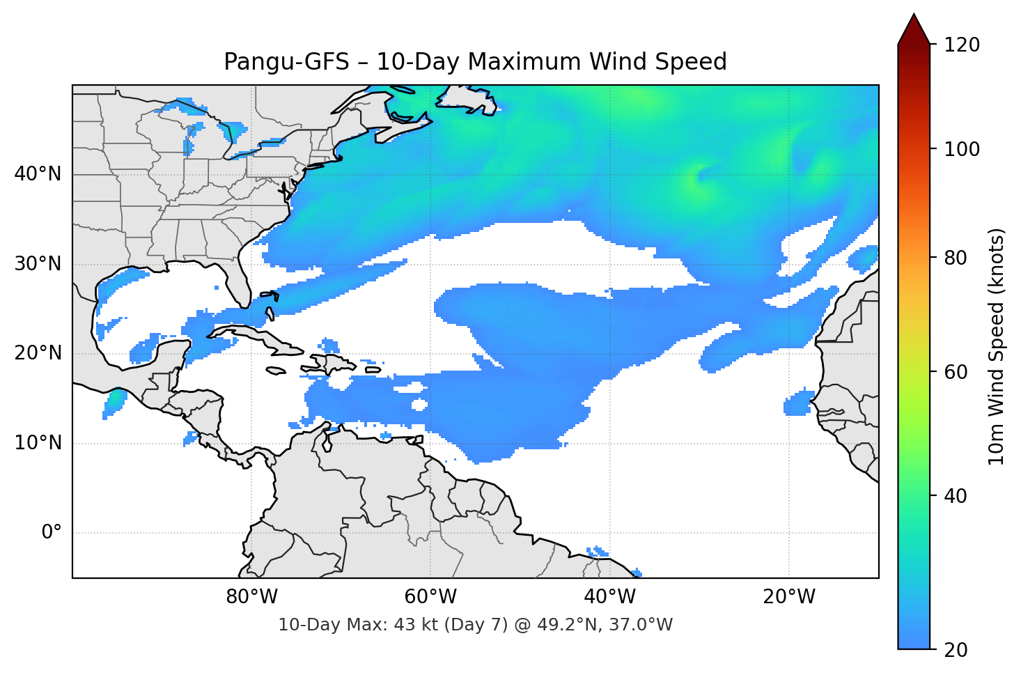 Pangu-GFS 10-Day Max
