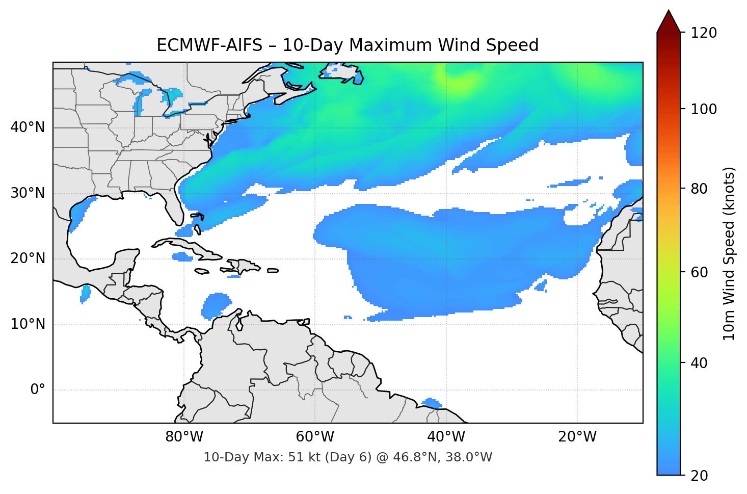ECMWF-AIFS 10-Day Max