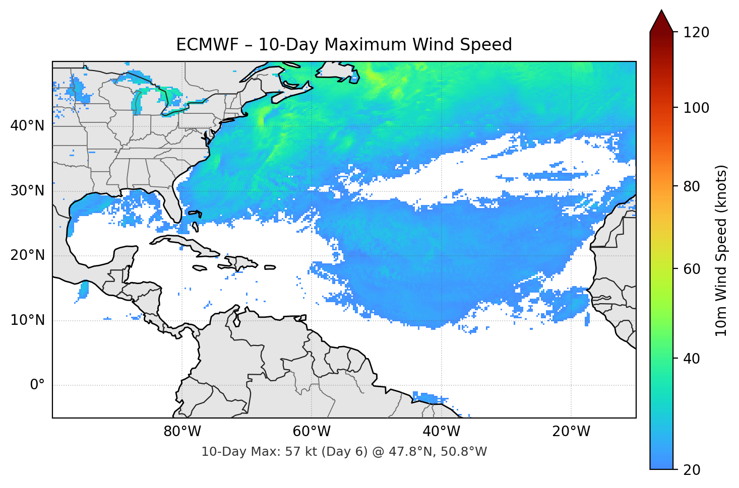 ECMWF 10-Day Max